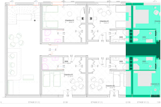 make 2d architectural drawings in autocad or archicad
