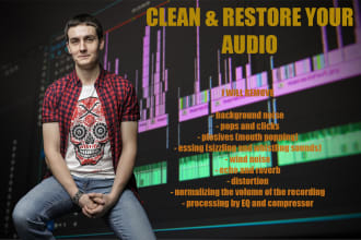 professionally clean and restore audio
