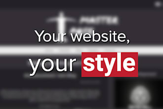 design and develop a website from scratch