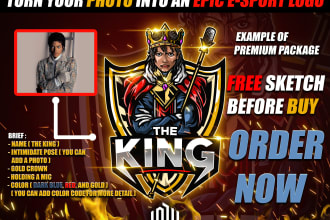 turn your photo into an epic esport logo