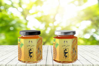 design honey jar label,bottle label and food packaging