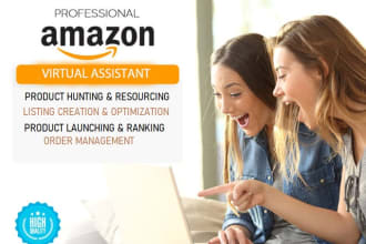 be your pro amazon virtual assistant fba pl listing optimization PPC management