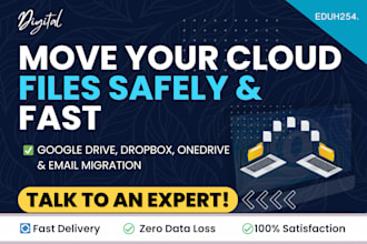 safely migrate any cloud data, google drive, dropbox, onedrive, photos