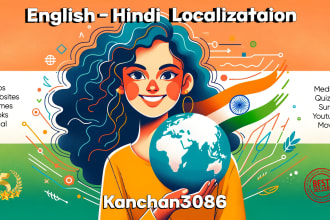 do accurate games, websites and app localization in hindi