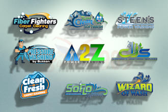 do janitorial cleaning, power or pressure washing logo