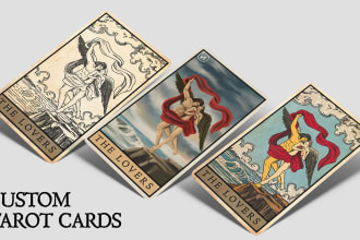 design tarot card or any card you want in any style