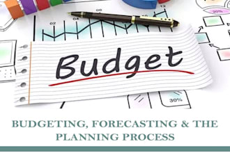 be your excel forecasting, accounting and budgeting expert