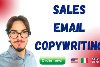 write persuasive email marketing copywriting for sales