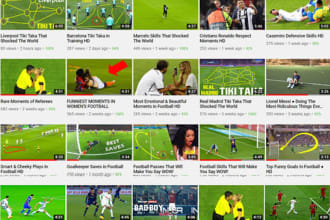 create copyright free football video for monetized youtube channel