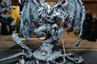 3d print your miniatures in resin using your stl files