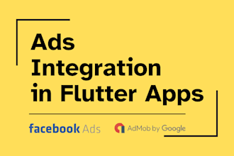 integrate facebook, admob, mediation ads in your flutter app
