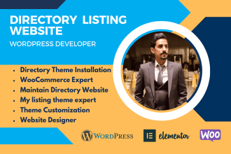 build business directory website using wordpress themes