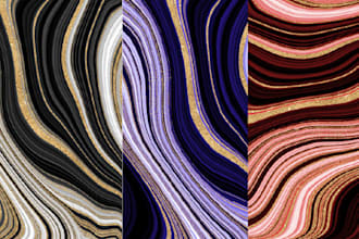 create a custom marble, agate pattern within 24 hours