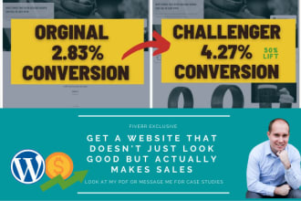 design, or redesign a website that converts visitors into customers