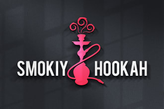 create a clean, restaurant,smoke,hookah,wine,lounge,bar logo