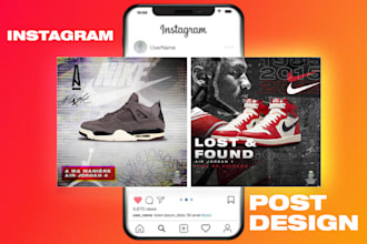 create modern and strategic instagram post design