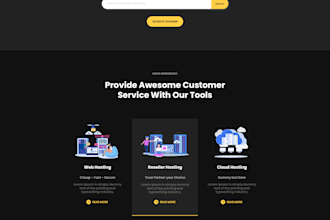 create a custom or responsive landing page design