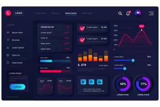design professional dashboard UI UX for web and mobile