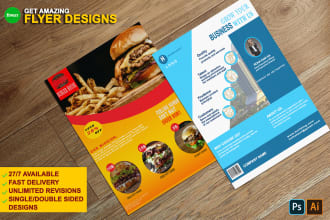 design flyer, poster, leaflet and social media post