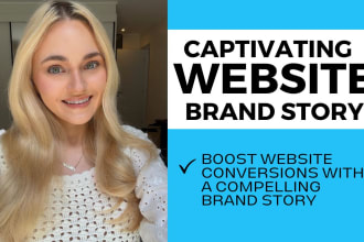write a brand story for your website