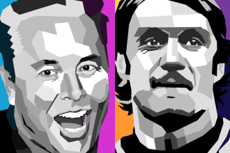 make your photo into a black and white vector