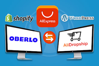 create aliexpress dropshipping store on shopify or wordpress