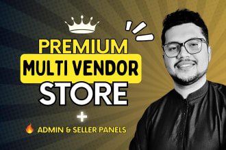 build multi vendor ecommerce marketplace website