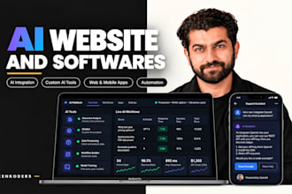 design and develop an ai websites and softwares