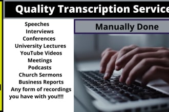 provide accurate audio and video transcriptions in 24 hours