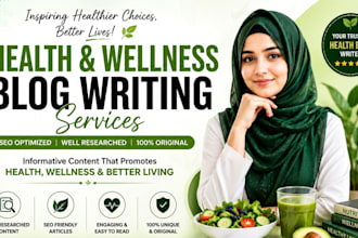 write blog post as a health and fitness SEO content writer