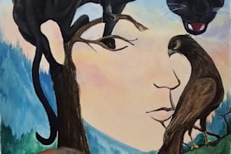 create personalized acrylic paintings for you