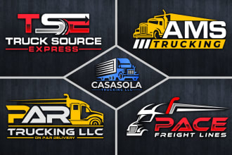 design transport, trucking and logistics logo in 24 hours