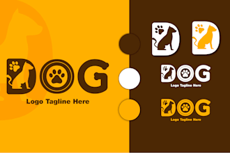 design minimalist pet logo for pet,shopify store,animal