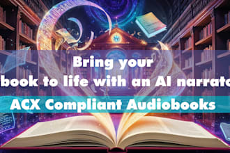 create an audiobook for you with ai to acx standards