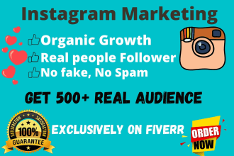 do instagram marketing and promotion to grow followers and engagement