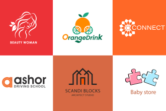 design etsy, amazon store, shopify, ebay, ecommerce business logo