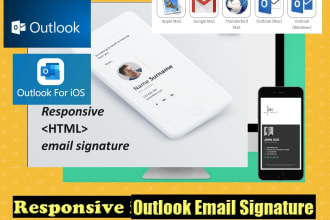 build a clean HTML email signature for outlook and office 365