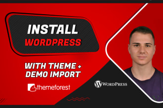 do themeforest wordpress theme installation and demo import