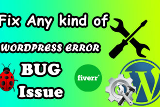 fix wordpress issues resolve woocommerce bugs and troubleshoot errors