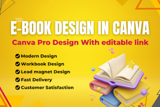 design your ebook, lead magnets, workbook in editable