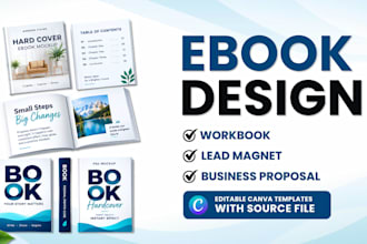 design your ebook, lead magnets, workbook in editable