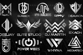 do typography dj rap,rock,band,hip hop epk media kit music logo