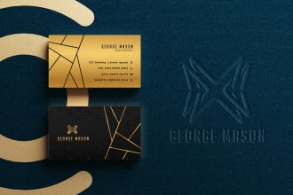 design elegant and minimal business card