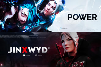 make your 3d valorant or gaming header youtube banner