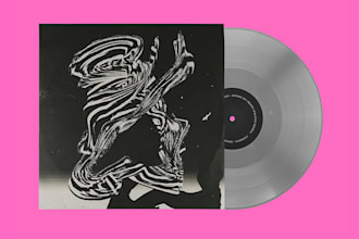 create abstract album cover artwork for a music release