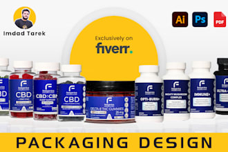 do packaging, branding product label pouch, and mylar bag design
