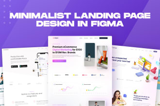 design your landing page in figma