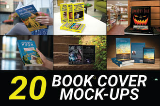 create amazing 3d book cover mockups