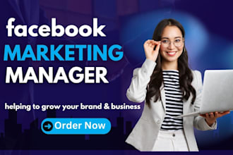 be your expert facebook marketing manager