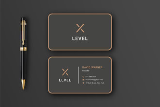 create luxury business card design
